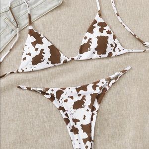 Cow Print Bikini !